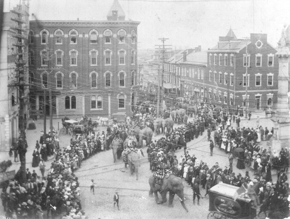 Circus parade, 1899